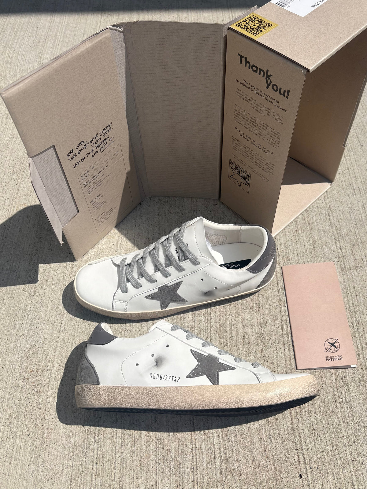 White Golden Goose Men