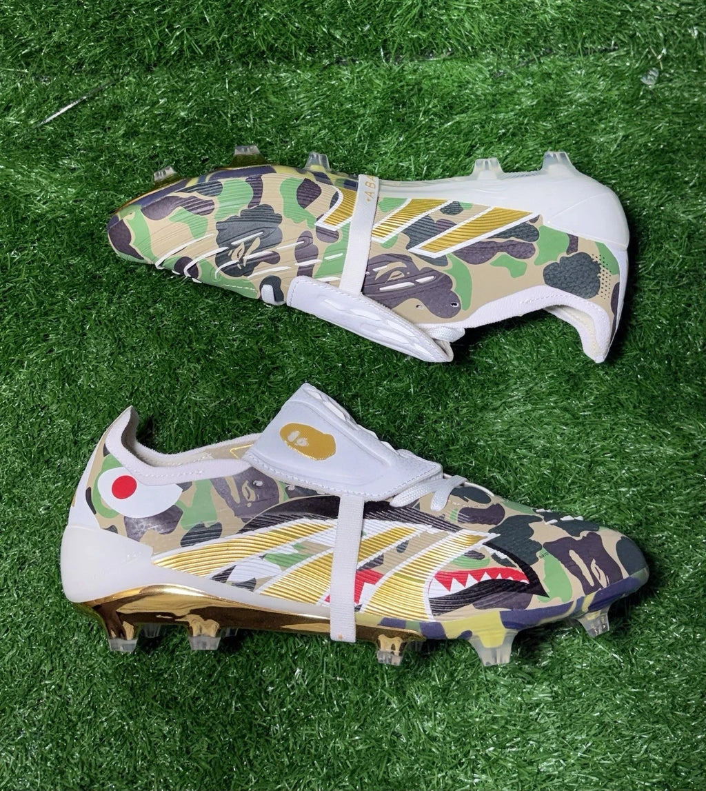 Soccer Cleats - Adidas Predator x bape - New With Box & Bag - Size 8 Men's